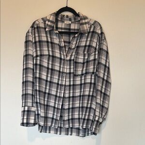 PILCRO from Anthropologie, women’s plaid button down, size medium